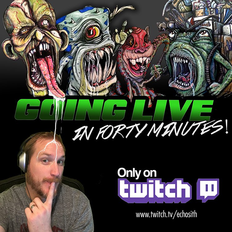 Echosithkk's tweet photo. Oh who's read for Sunday fun day! Live in 40 mins! https://t.co/wwzWbelnDK #twitch #echosith #adobe #photoshop #art https://t.co/Ya8GYhuZLR