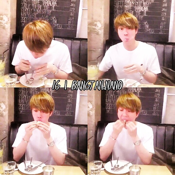bangtan_nano's tweet photo. [CAP] JIN TWITTER UPDATE #eatingjin #eatjin #btscapture @BTS_twt https://t.co/PpINv8r4RQ