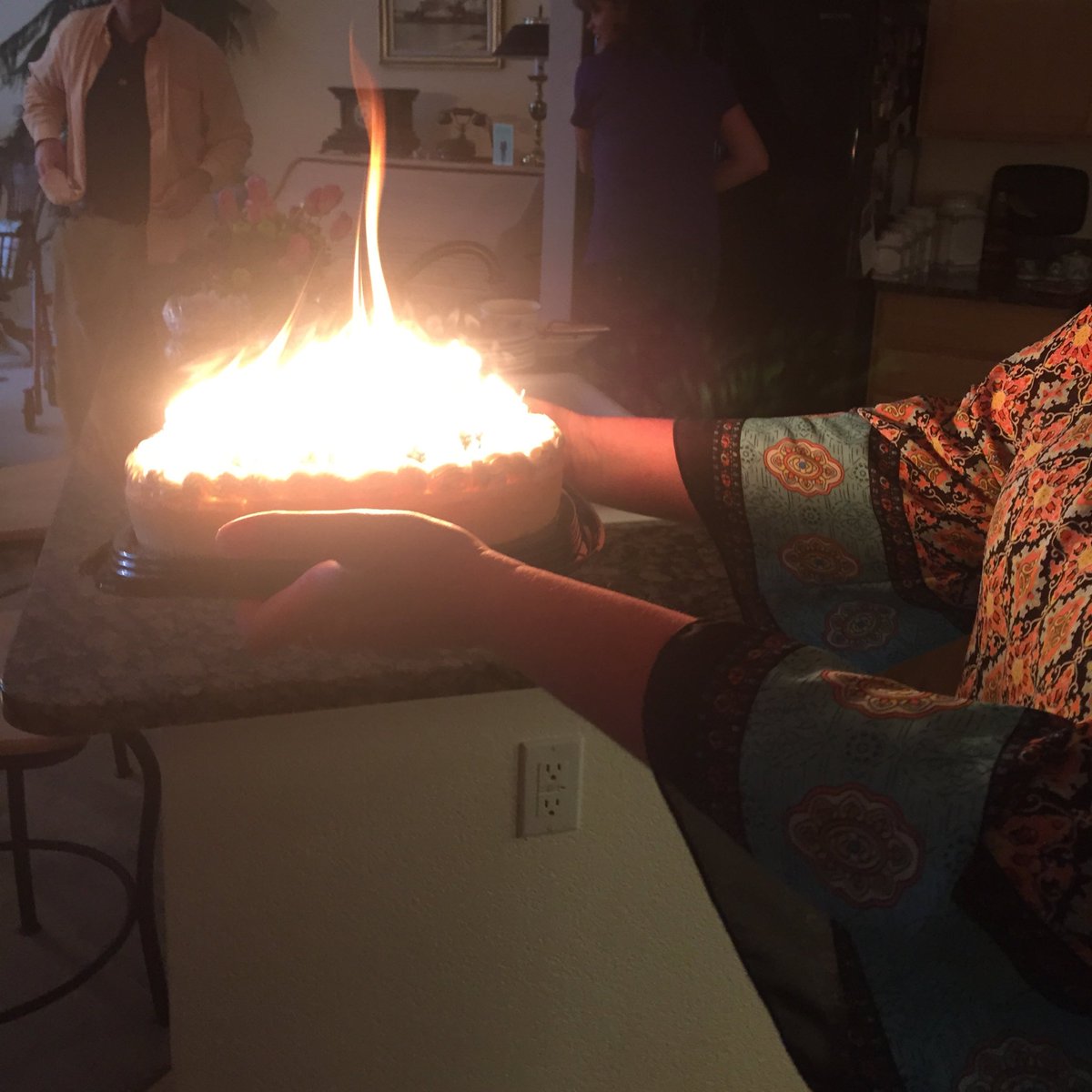 madsforfabs's tweet photo. "i couldn't find an 8 and 3 candle so put 83 candles on it instead" https://t.co/1xBP6cUrm6