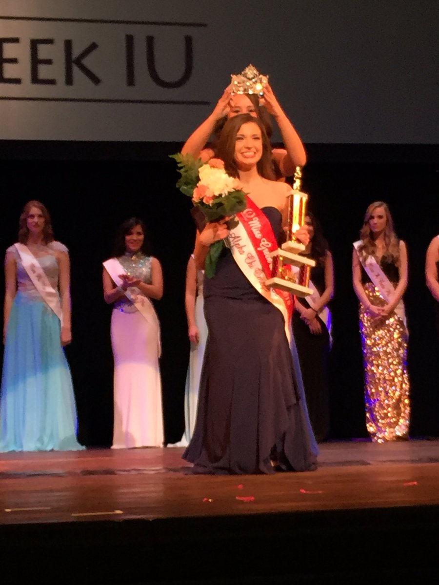 Congratulations to Julia Klinestiver <a href="/AXO_Bloomington/">Alpha Chi Omega</a>, your Miss Greek IU 2016! <a href="/MissGreekIU/">Miss Greek IU</a>