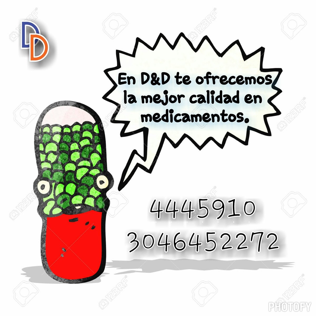 DrogasyDesc's tweet photo. Además de calidad en nuestros productos te estamos entregando confianza, D&amp;D pensando siempre en ti. Comunícate https://t.co/eK1jYbKQ4p