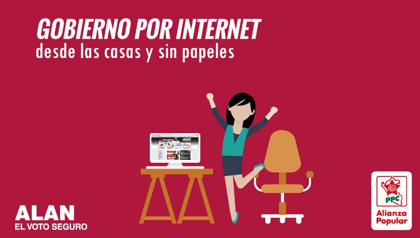coyotegris's tweet photo. #AlanPropone #AlanElVotoSeguro #PeruDigital <- gobierno por internet, desde tu casa y digital https://t.co/Bz1wG1pvRL