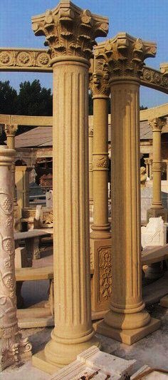 Faithstone2008's tweet image. Marble Architectural Columns #RomanColumn Mould, Outdoor Marble Column #GreekColumns.