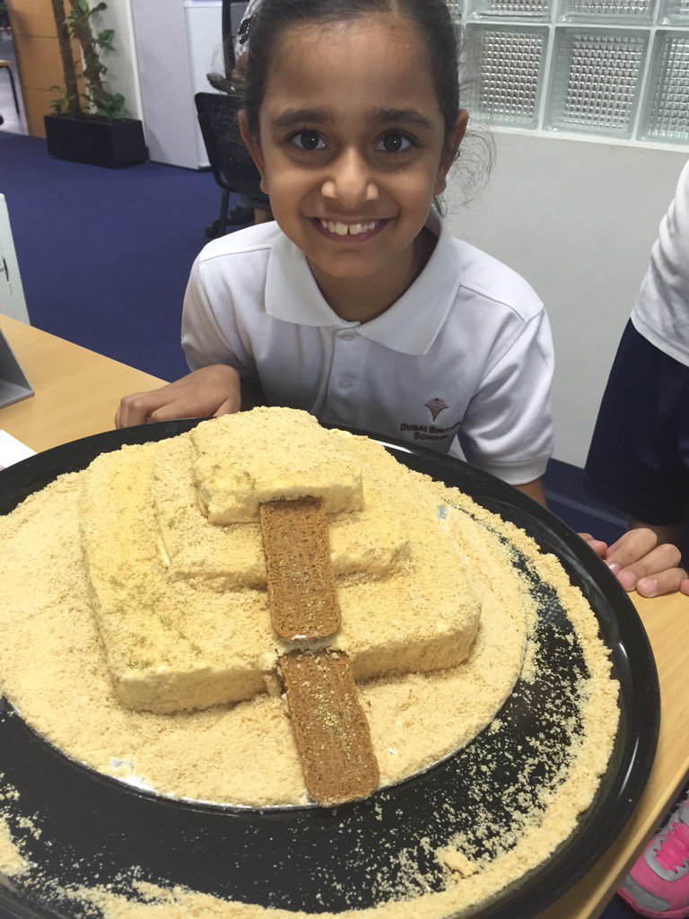 A delicious looking cake representing Y3 theme.. Can you guess what it is?