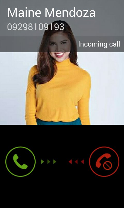AlegadoTrisha18's tweet photo. What The fuck! @mainedcm Called Me!. 😭 di ako Na orient Meng #VoteMaineFPP #KCA https://t.co/BTheNaGk82