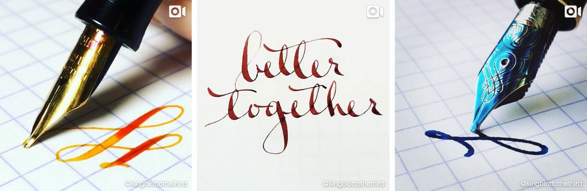 instagram's tweet image. Seeing and hearing Seiji Cataldo’s mesmerizing penmanship blog.instagram.com/post/140526078…