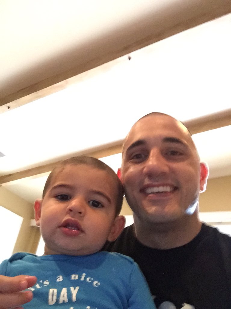 JasonKhalipa's tweet photo. Kaden and I rocking our new look. Shaved our heads to support Ava. https://t.co/HsgDQ8paAA