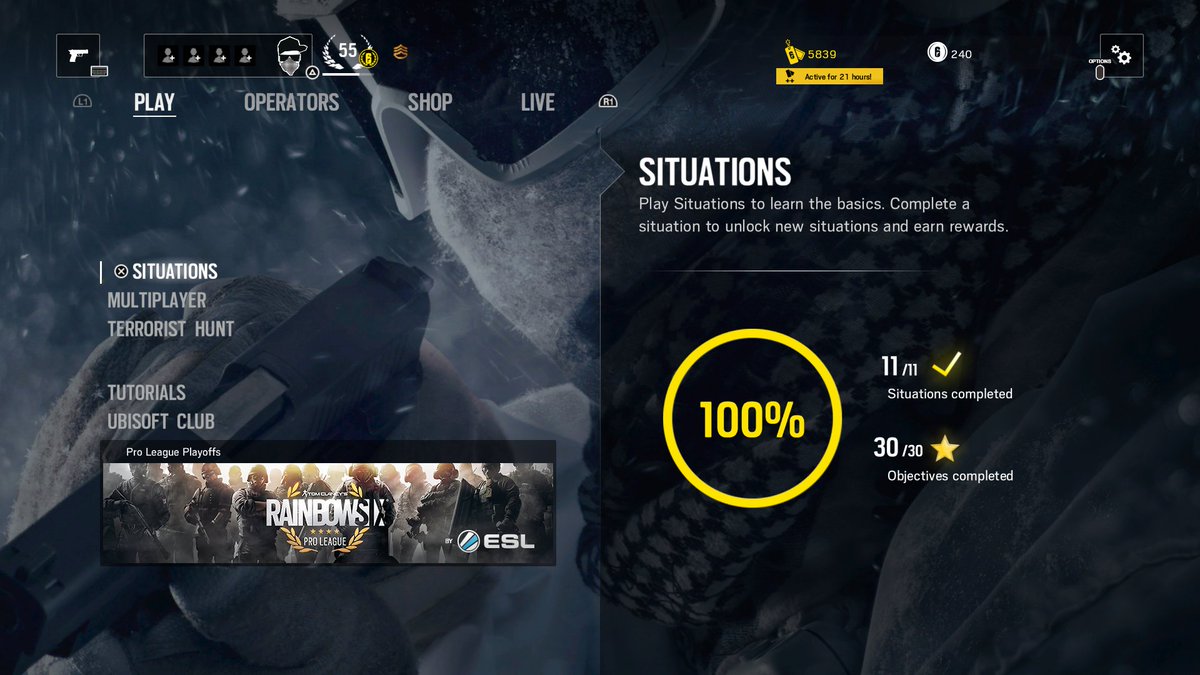 SloshedGamer's tweet image. 100% #RainbowSixSiege #PS4share