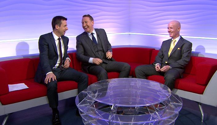 SkySportsNews's tweet photo. Ray Parlour &amp; Neil McCann are here for Sky Sports Now + Dermot Gallagher for Ref Watch! #SSNHQ https://t.co/1F2GUF1ZgR