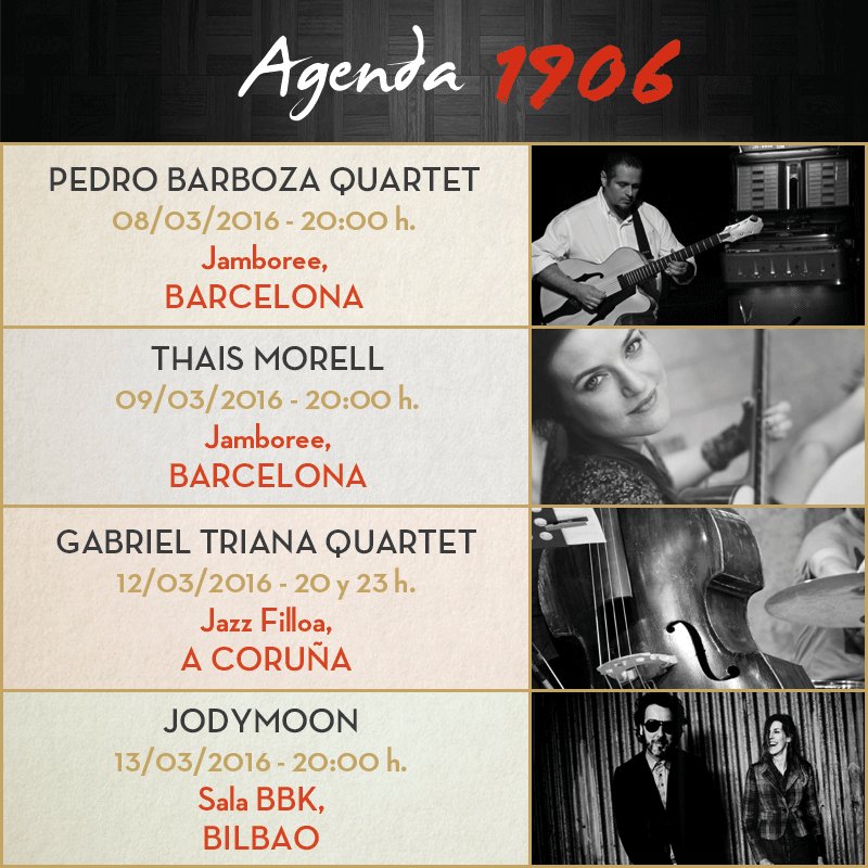 cervezas1906's tweet photo. ¡Comenzamos el lunes pensando en #jazz! #1906Live https://t.co/nYjTaqkpwN