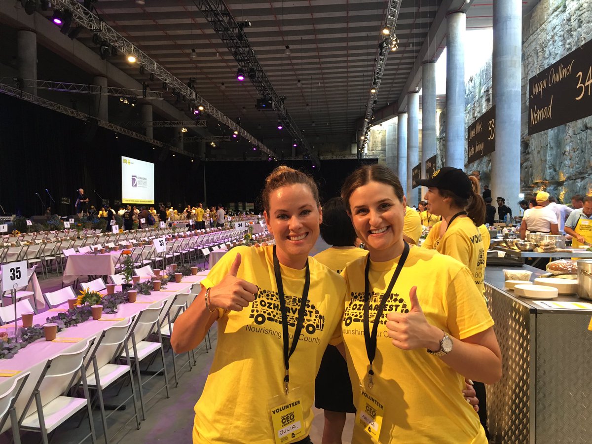 AdiiinaS's tweet photo. Having a ball supporting the @OzHarvest #CEOCookOff @sdhillon @CSCAustralia https://t.co/ReDyd8xhW3