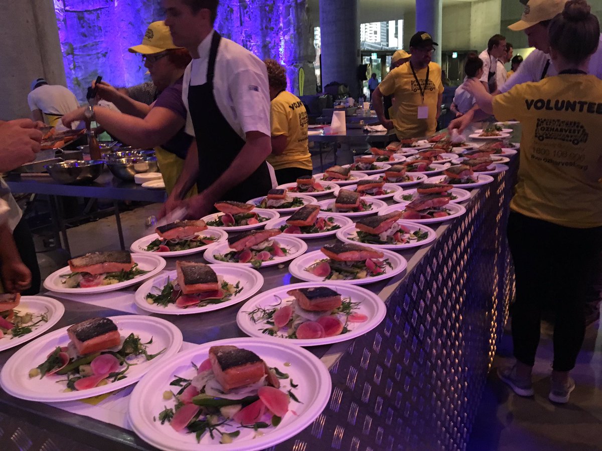 AdiiinaS's tweet photo. Having a ball supporting the @OzHarvest #CEOCookOff @sdhillon @CSCAustralia https://t.co/ReDyd8xhW3