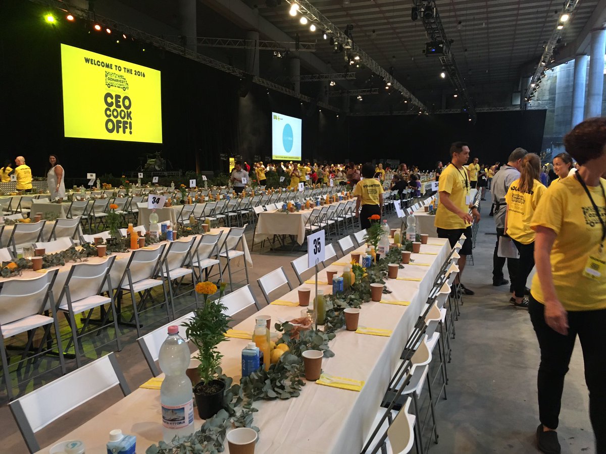 AdiiinaS's tweet photo. Having a ball supporting the @OzHarvest #CEOCookOff @sdhillon @CSCAustralia https://t.co/ReDyd8xhW3