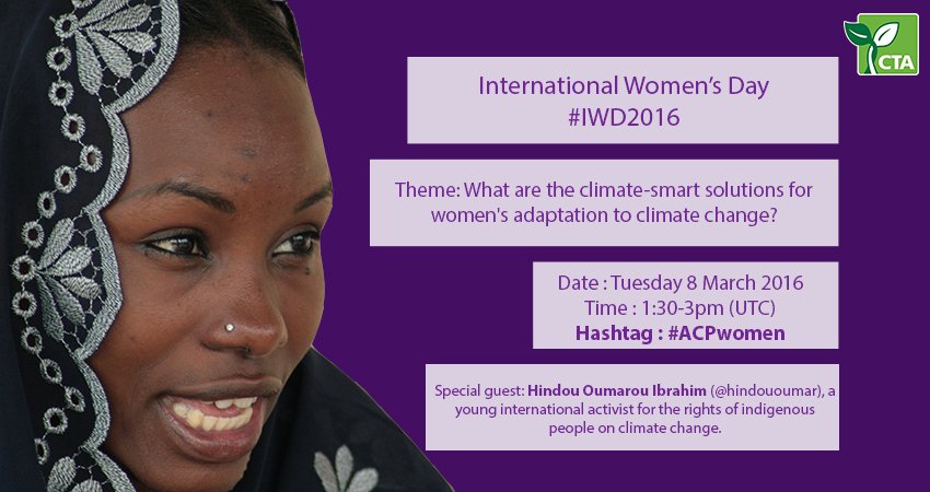 CTAflash's tweet image. A MUST ATTEND! Join our first Tweet Chat tomorrow 13H:30 as we're celebrating #IWD2016. Tweet with: #ACPwomen