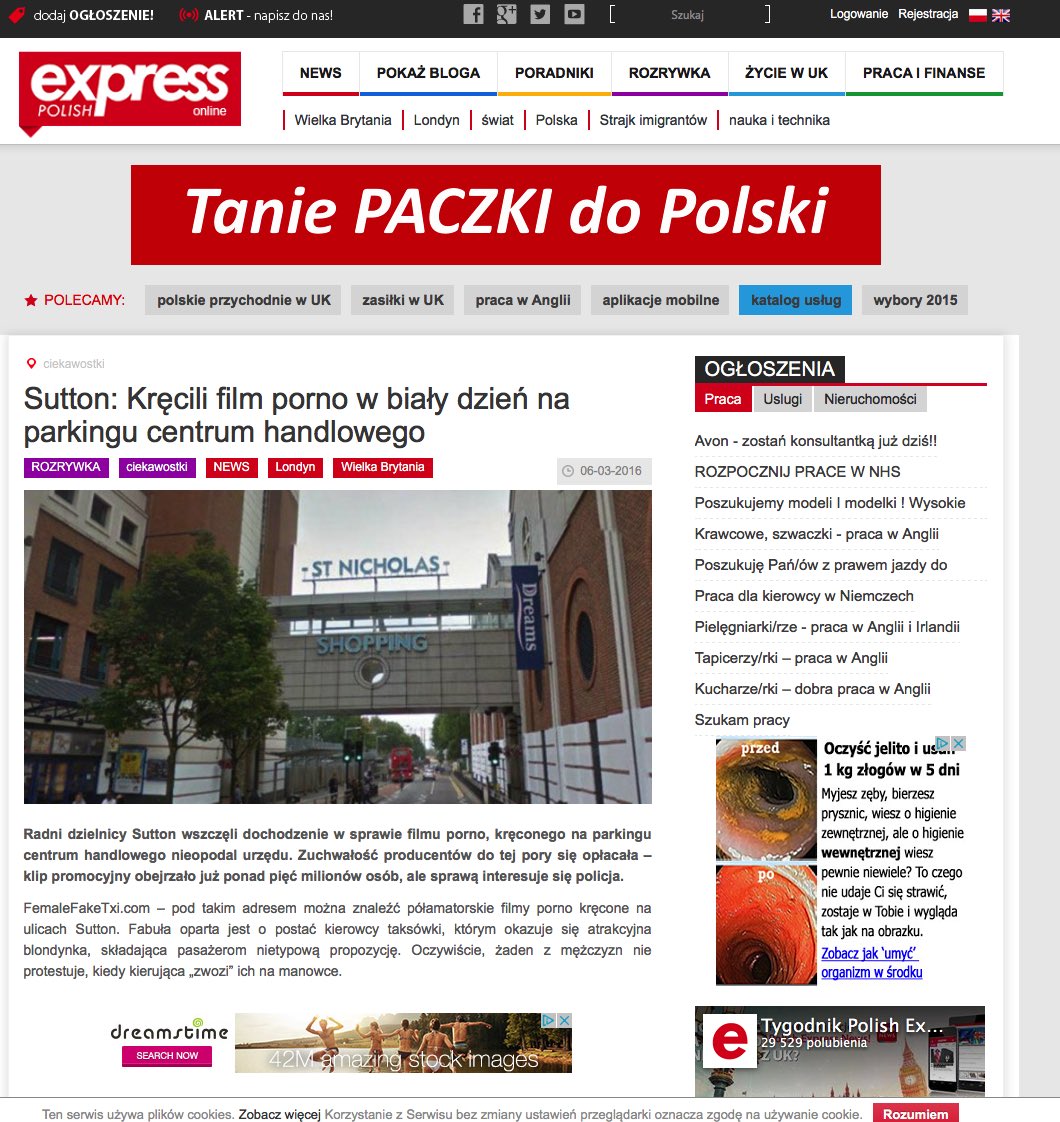 TW Pornstars - FemaleFakeTaxi. Twitter. And Poland :). 9:53 AM - 7 Mar 2016