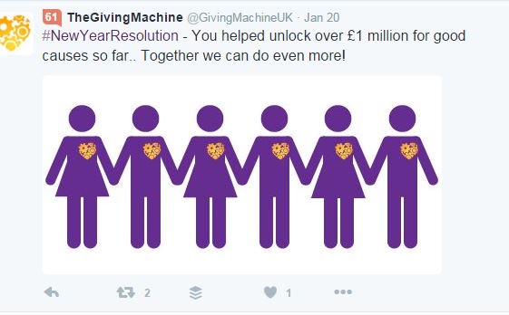 GivingMachineUK's tweet photo. Help us spread the chain of #givingforfree. Shop via us & unlock #free cash for #charity https://t.co/2Oc9yHnZ3D https://t.co/0Y2RERwhlU