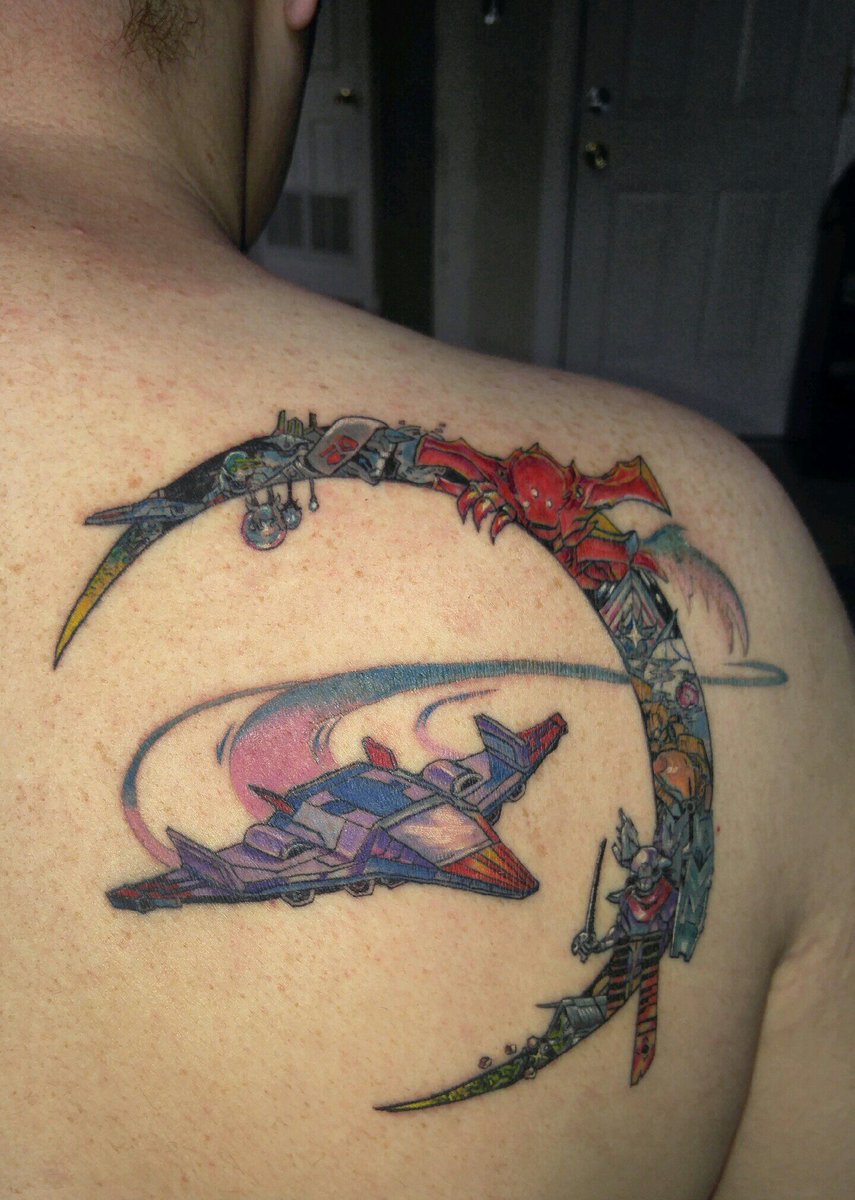 Diesel494's tweet photo. @lazesummerstone @DestinyNews_net rocking the new destiny tat thanks for letting me use the design https://t.co/zPfwlTqEAs