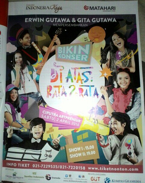 DustinGeinbee's tweet photo. @HaiMagazine Edisi sekarang ada flyers Bikin Konser diatas rata-rata @gitagut #HAI10 https://t.co/RaLWGu7Zpo