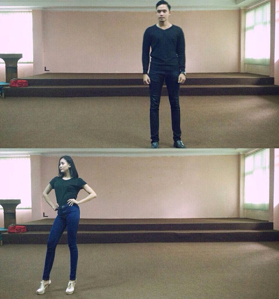 BGPol Class pada saat melakukan sesi Catwalk Class kemarin yang diadakan IBGP