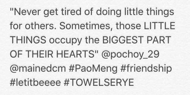 katringgay's tweet photo. @pochoy29 @mainedcm Alagang-alaga eh! Super caring!
#PaoMeng #letitbeeee #friendship #LittleThings #TowelSerye https://t.co/kU4WKyX1H3