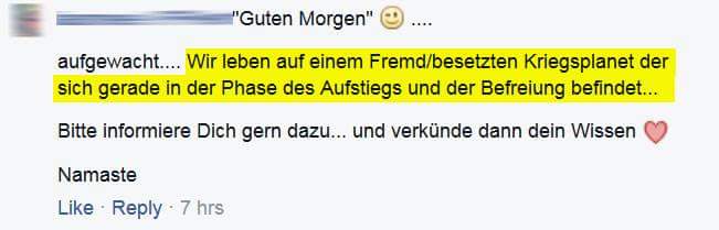 GoldenerAluhut's tweet photo. Guten Morgen! Die Erde ist ein #Strafplanet https://t.co/5jj1IdBu8l