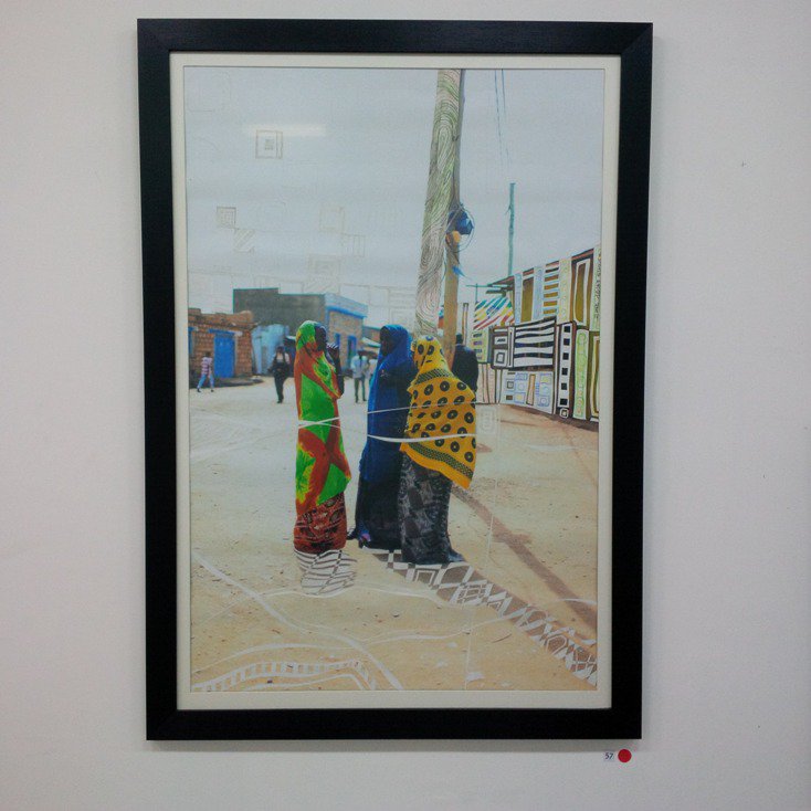 neonautiker's tweet photo. Cities, Colors and History criss-crossed on the wall #Exhibition #AddisCalling at #AddisFineArt Gallery ( -26 March) https://t.co/08aF8aao4P