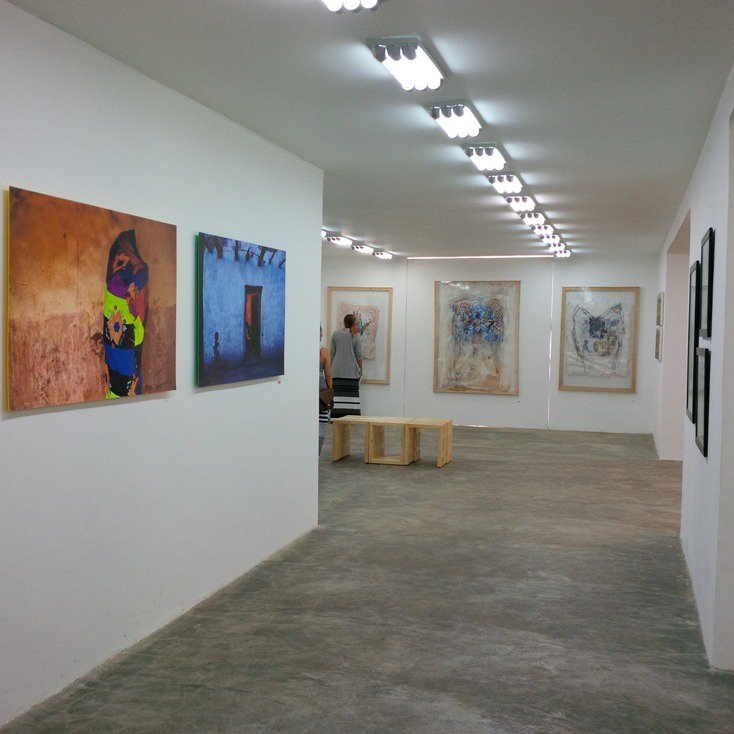 neonautiker's tweet photo. Cities, Colors and History criss-crossed on the wall #Exhibition #AddisCalling at #AddisFineArt Gallery ( -26 March) https://t.co/08aF8aao4P