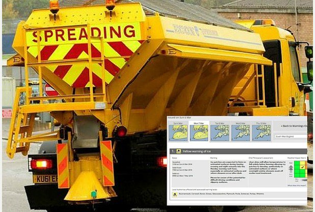 WMNNews's tweet photo. Ice warning across Plymouth, Devon and Cornwall this morning https://t.co/THoVxQhtYX https://t.co/BY7j19urvo