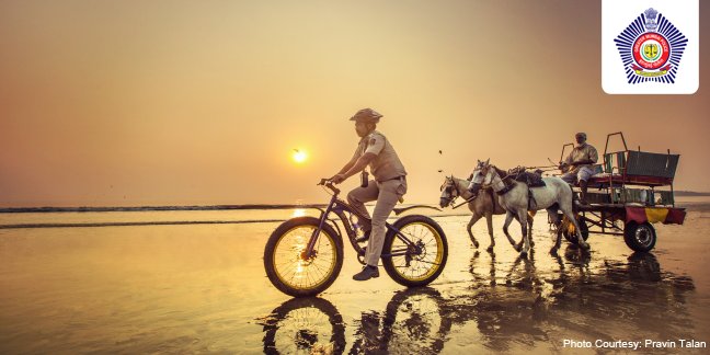MumbaiPolice's tweet photo. We like the serenity by the sea too. Let’s make sure it is not disturbed. #AlertMumbaiSafeMumbai https://t.co/ZzIgvbM7Yr