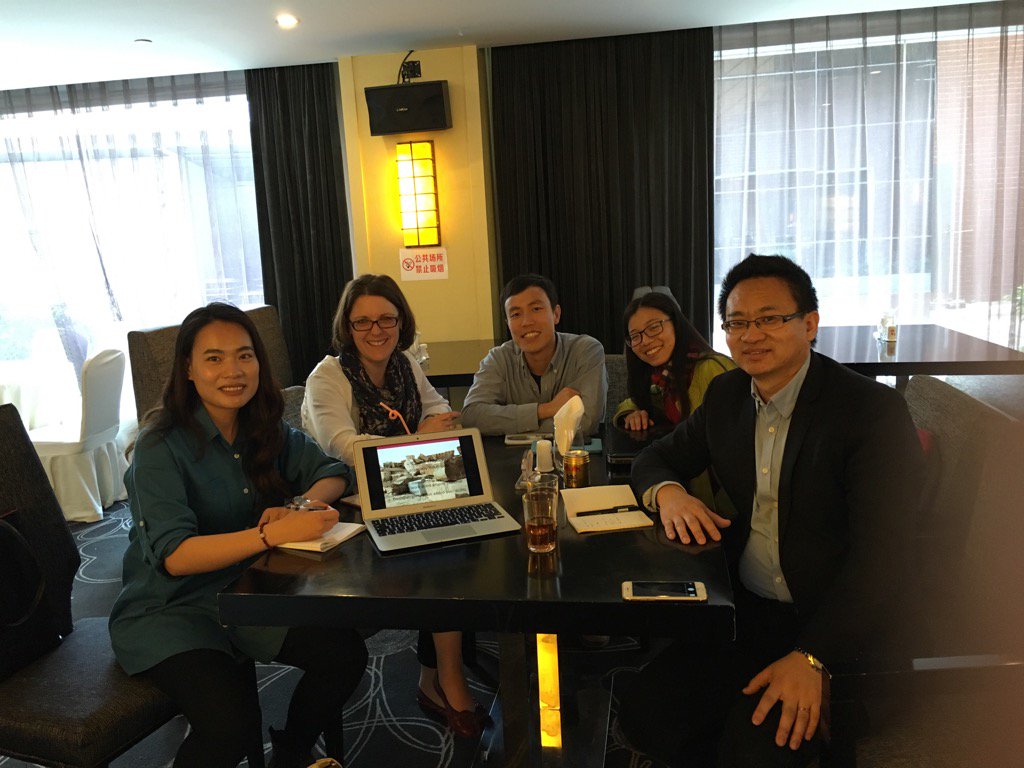 katie_kenrick's tweet photo. Talking about no exploitation with the social team in China. #tftlive https://t.co/Tfo7deYKXK