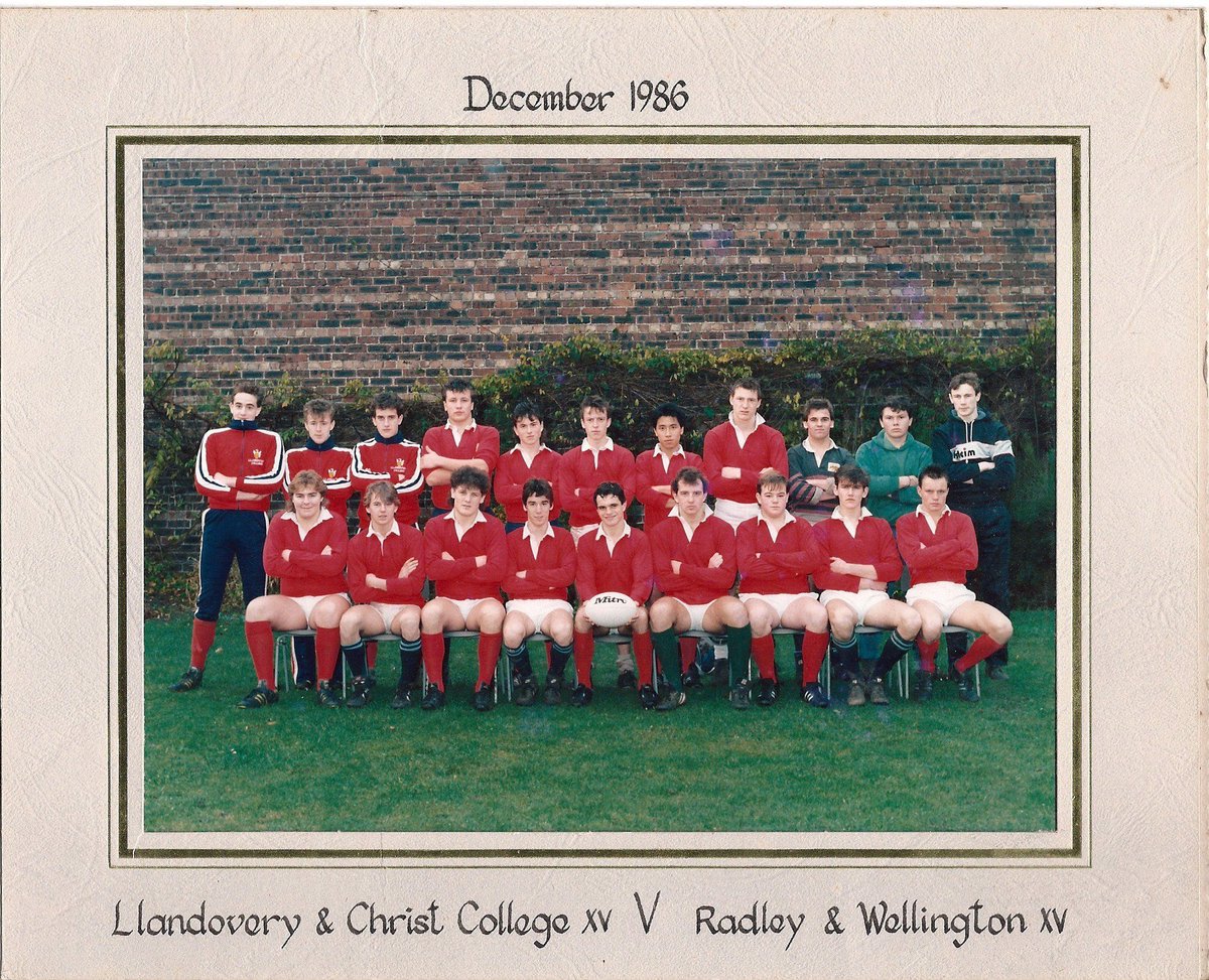 Oldboys_RFC's tweet photo. Ahhhh the good old days.... Llandovery College &amp; Christ College Brecon combined XV #History #BreconMatch #Tradition https://t.co/4bSg8d55Pw
