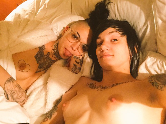 Good night from this fancy hotel bed. We have lots more banging to do tmrw 😜@leighravenx @DarcieDolceXXX<a href="/tag/tbt"class="tags"><span>#tbt</span></a><a href="/tag/21andfun"class="tags"><span>#21andfun</span></a>