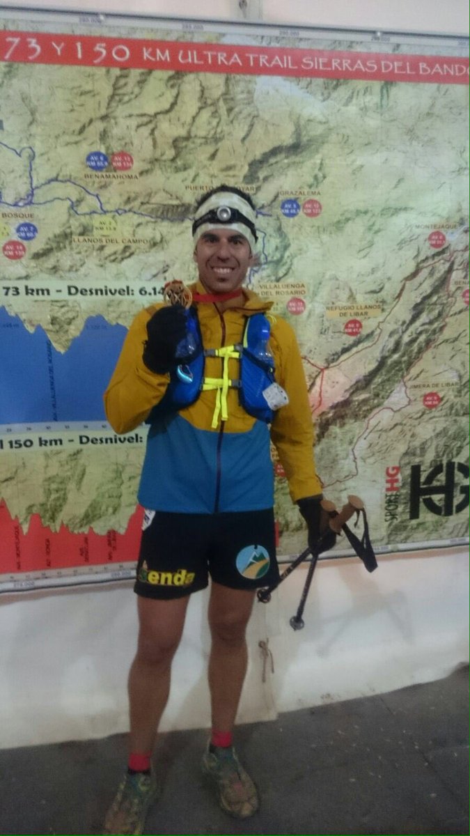 jesuspphoto's tweet photo. Haz siempre lo que te haga feliz! Reto conseguido @ultrabandoleros #bandolerita #77kms a por el siguiente! #Trail https://t.co/T3r1koHKJ8