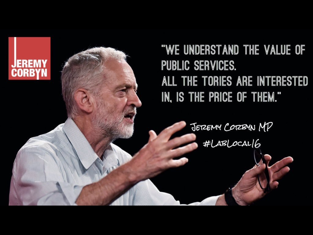 MomentumBristol's tweet photo. We understand the value of public services. All the Tories are interested in is the price of them. #LabLocal16 https://t.co/shMkZdmAT5