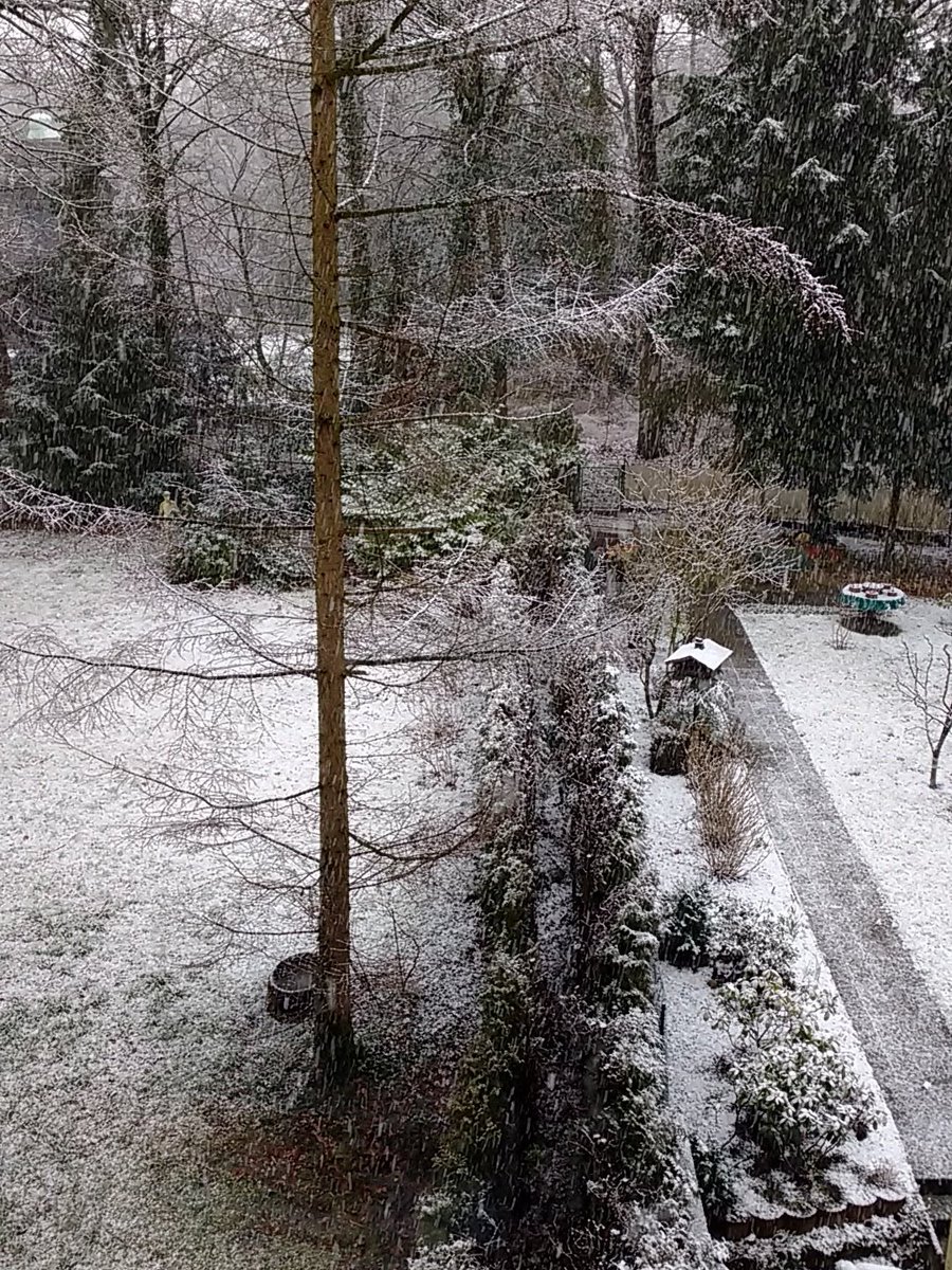 r3nj1's tweet photo. Das kam unerwartet! #Schnee #endlichmal https://t.co/09f4qbHjGC