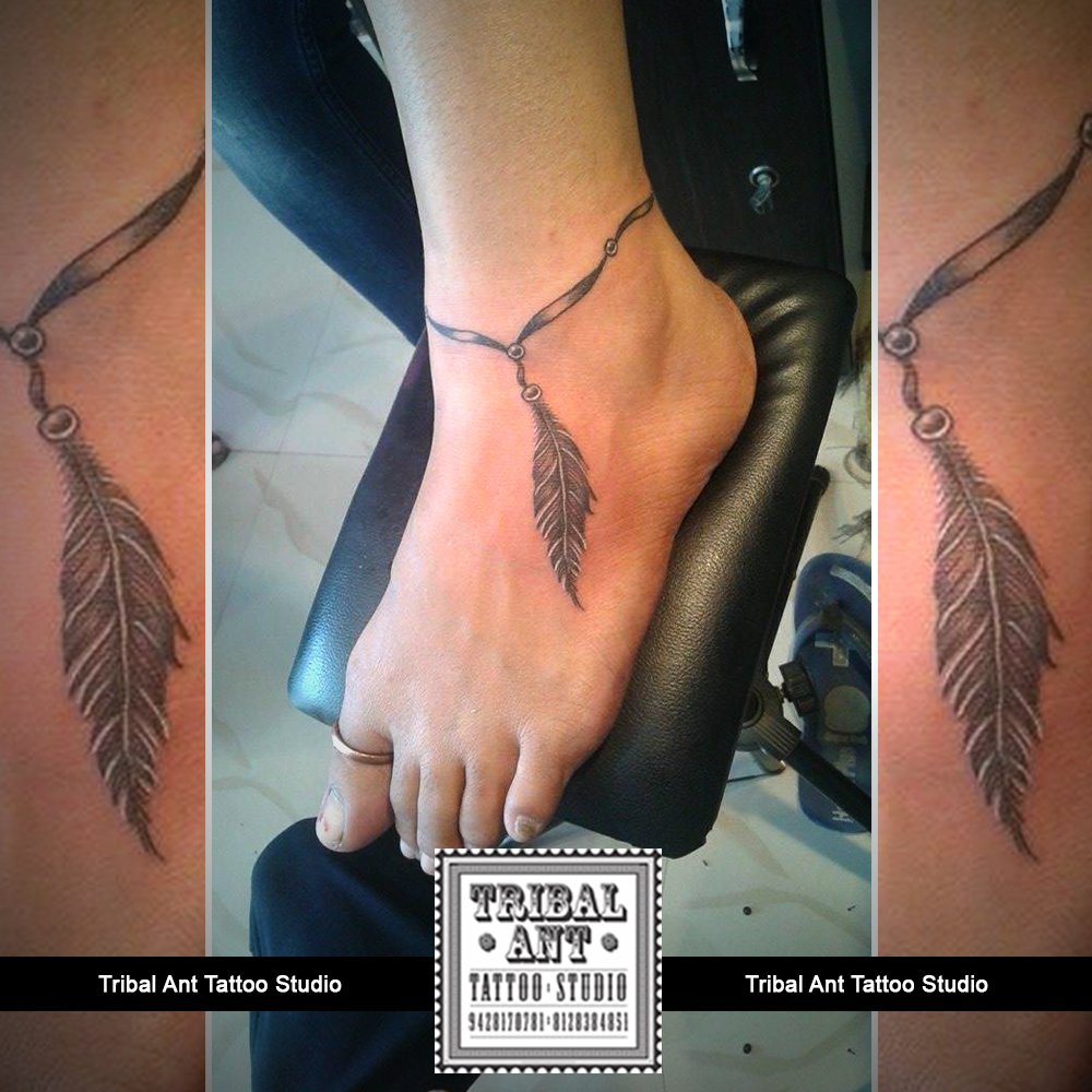 She get her beloved ones names tattooed as a nice anklet What do you t... |  TikTok
