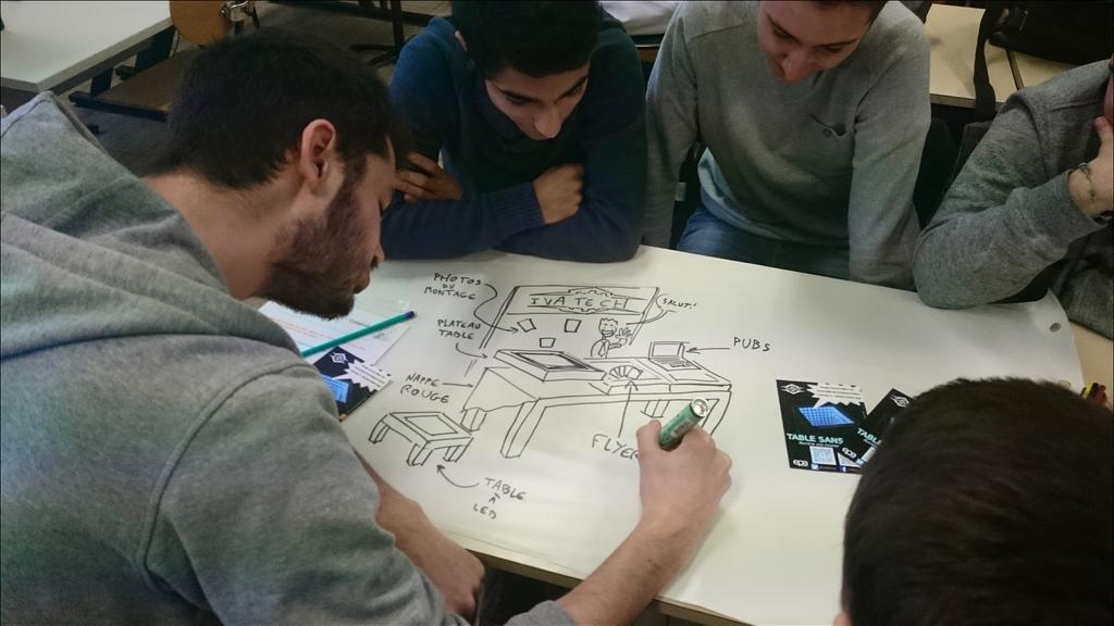 IvaTechCPI's tweet photo. Établissement du plan de notre stand au salon des mini entreprises. Retrouvez nous le 4 mai ! #IvaTech #EPA https://t.co/v3C1eUHihs