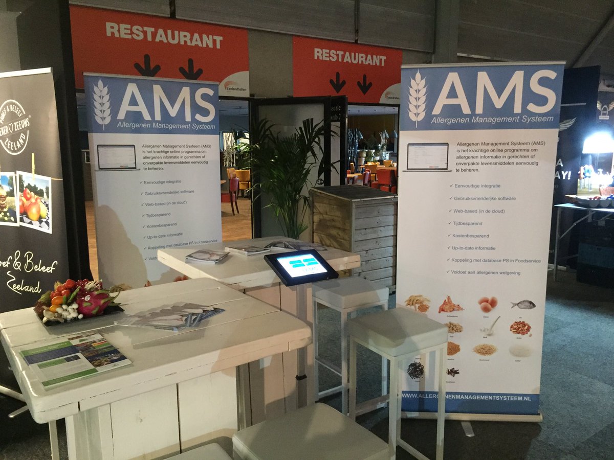 AMS is klaar voor de #foodexpo @ de Zeelandhallen in Goes!