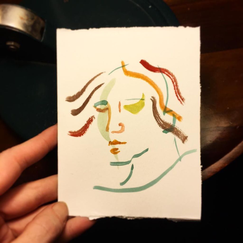 BlancheEllisArt's tweet image. Sweet and simple. Morning. 
#sweetandsimple #watercoloursketch #portrait #memory #expressi… ift.tt/1TYXtUq