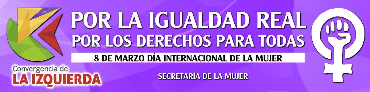 La_izq's tweet photo. #LaIzquierda llama a la movilización por #8deMarzo:
Súmate a la igualdad, no restes a nadie
https://t.co/L9UXCY5zcE https://t.co/sdZxjO1rxW