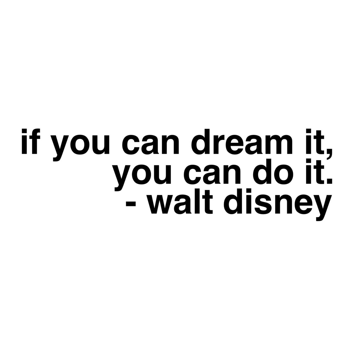 bmi's tweet photo. "If you can dream it, you can do it!" - Walt Disney #MondayMotivation https://t.co/QmsJPaiC5A