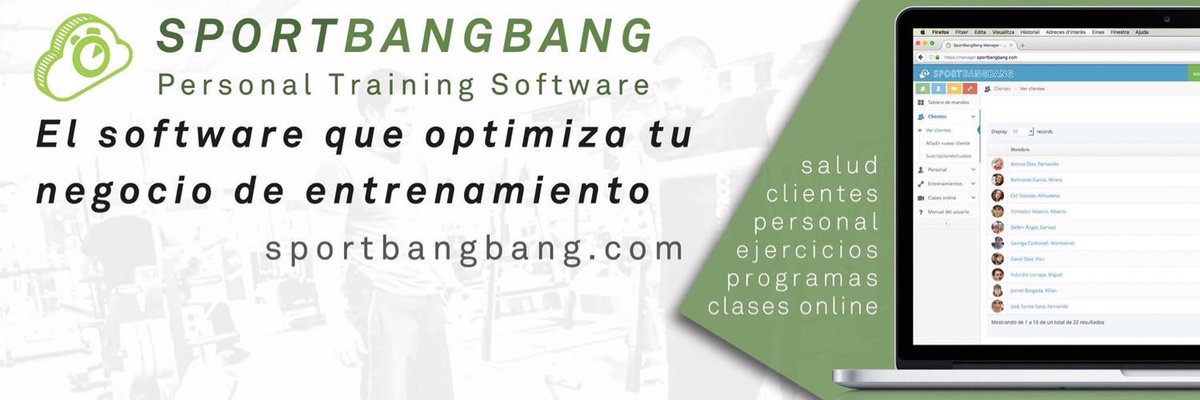 SportBangBang - Personal Training Software - El software que optimiza tu negocio de entrenamiento.