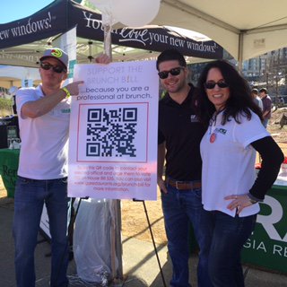 GRAToday's tweet photo. The first #ATLBrunchFest was one for the books. Always love to spread the word on the #GABrunchBill! @ATLBrunchFest https://t.co/f80U0OddvF