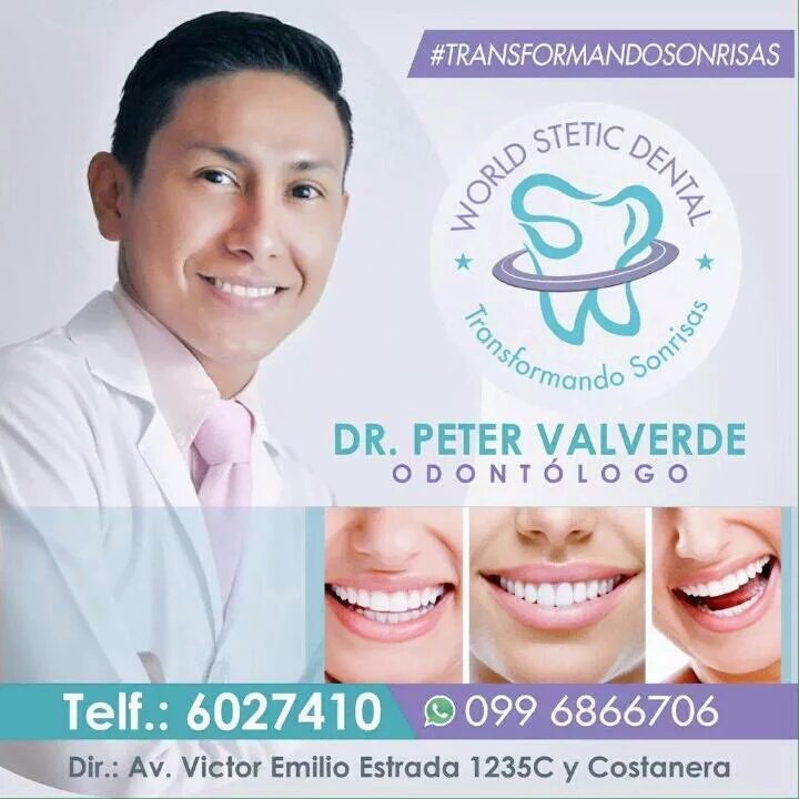 WorldSteticGye's tweet photo. Limpieza dental con #Ultrasonido solo en @WorldSteticGye aceptan tarjeta de crédito, separa tu cita @DrPeterValverde https://t.co/ijZP21Bbgk