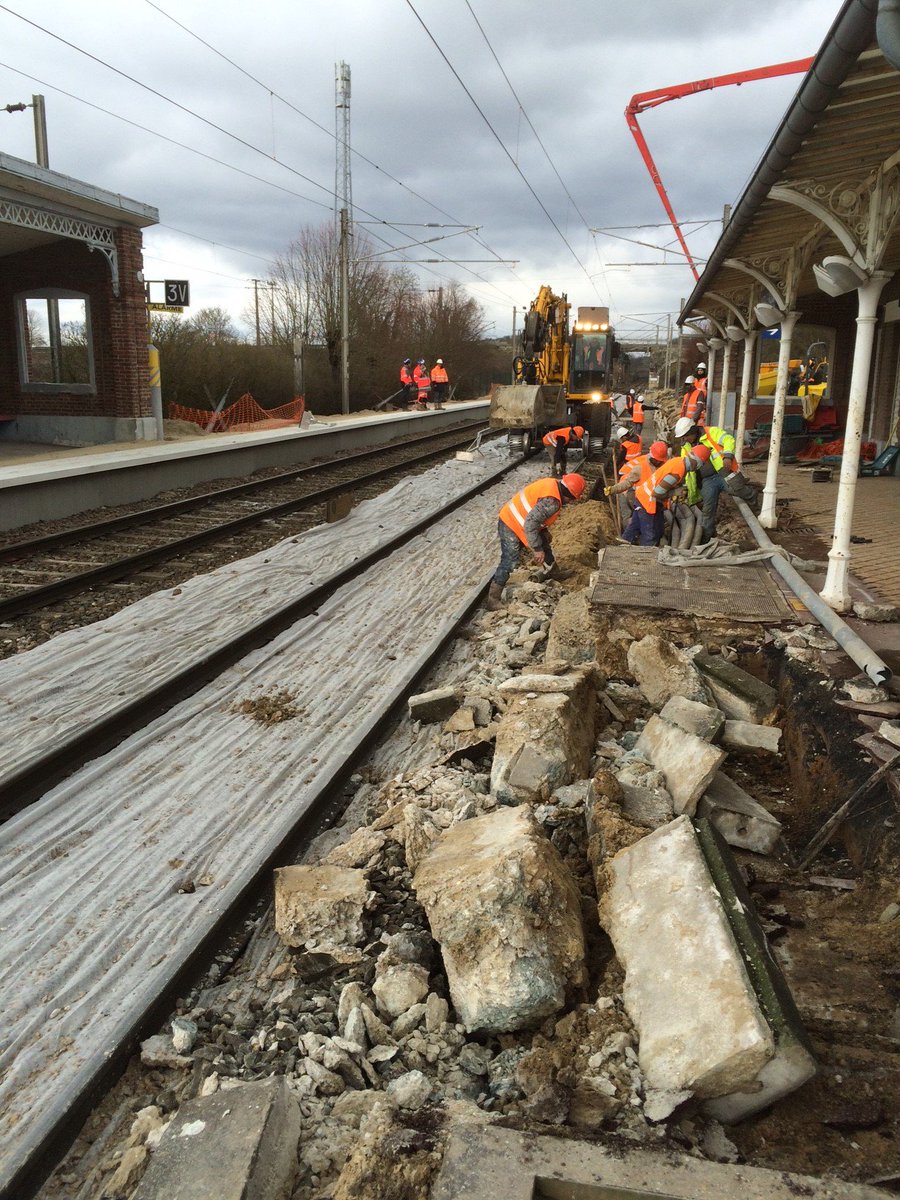 ggarnierdpf's tweet photo. Travaux déploiement du Francilien Ligne K : ça avance ! @Projets_IDF @itif_travaux (photos samedi 5/03) https://t.co/kwXVh7XGhQ