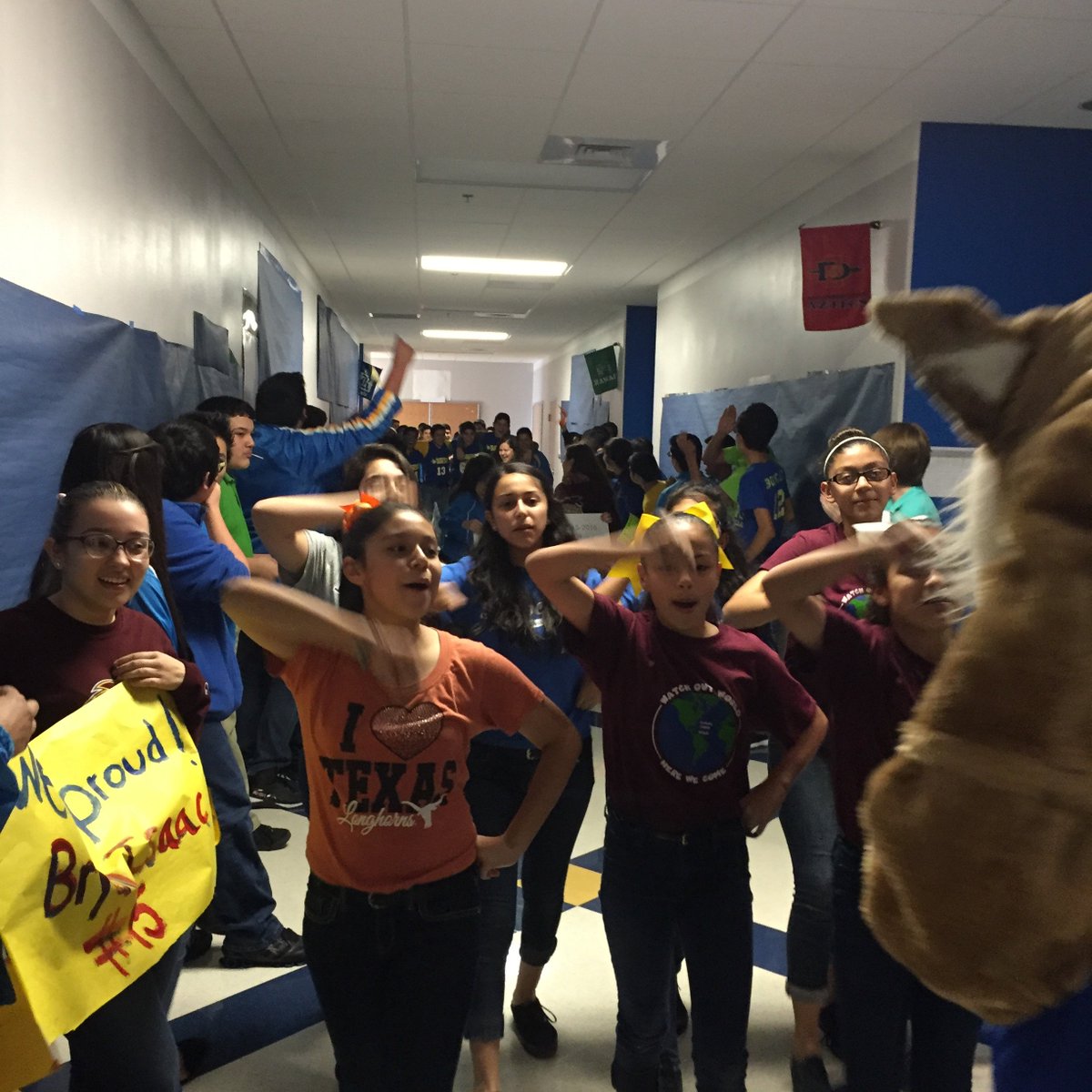 ICPBobcats's tweet photo. Our students having fun during our pep rally on Friday to celebrate our District championship basketball win! https://t.co/dKbk9RiRre