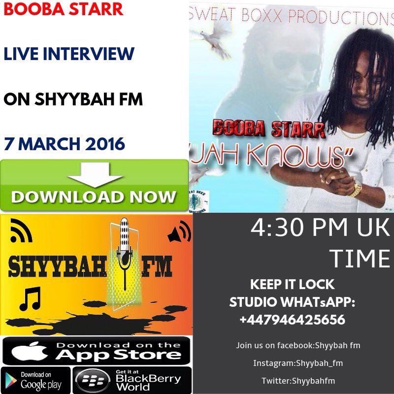 Baddalinks's tweet photo. Booba starr live interview today on shhbah fm https://t.co/5r8XlY9cwL