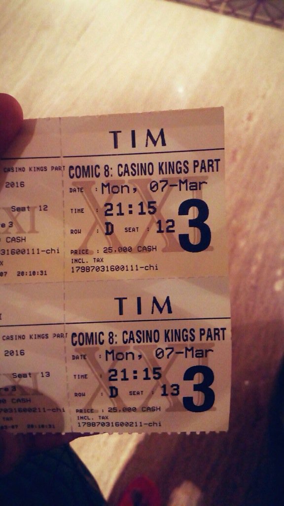 Akhirnya kesampean juga nonton @Comic8TheMovie semoga terus berkarya om <a href="/anggy_umbara/">Anggy Umbara</a>