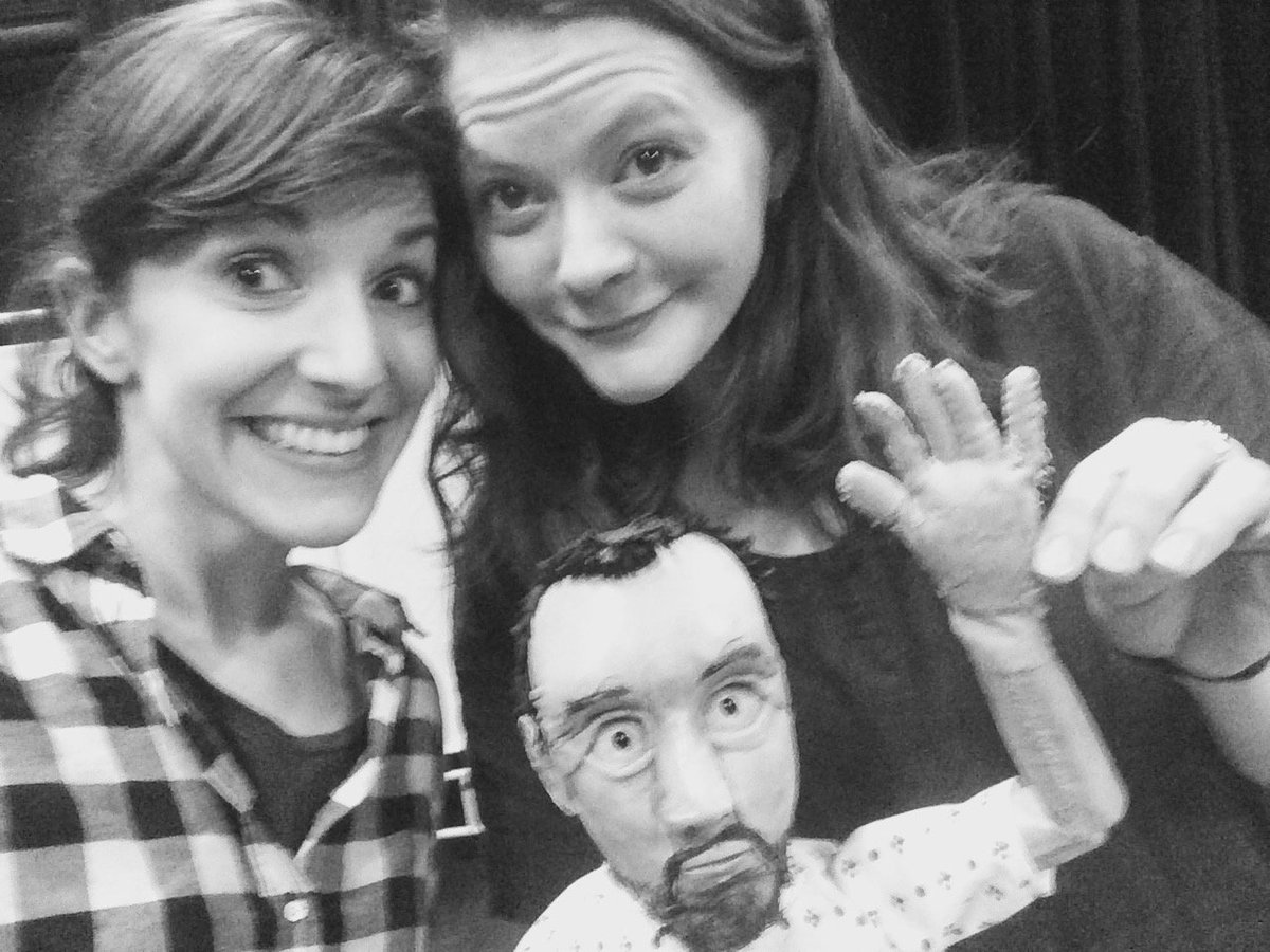 #puppetselfie #labrat , Very excited to be back in theatre <a href="/GeniusSweatshop/">Genius Sweatshop</a> @NTYtheatre <a href="/RedbridgeDrama/">Redbridge Drama Centre</a> <a href="/OhSianKidd/">Siân Kidd</a>