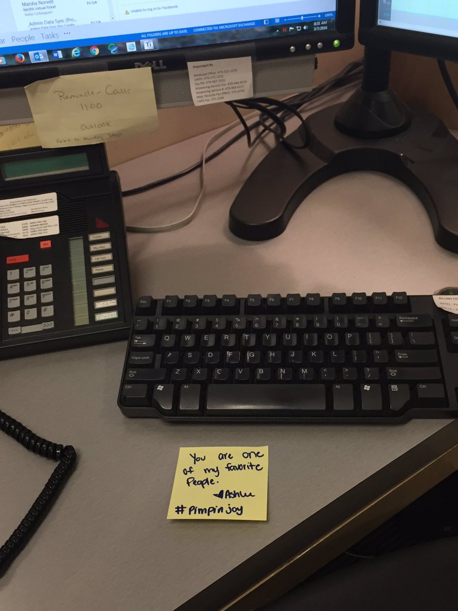 AshleeEhret's tweet photo. #pimpinjoy to coworkers on this Monday of joy week. @mrBobbyBones @bobbybonesshow https://t.co/ktlXucR6d4